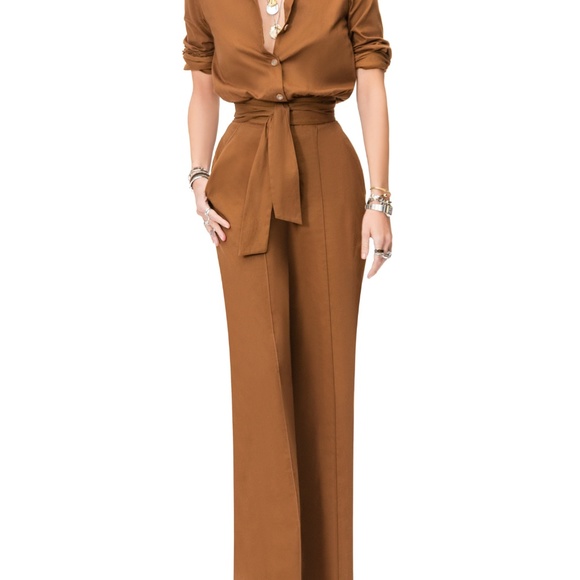FKSP Select Pants - FKSP Select Michelle Coco Button-Down Jumpsuit Md